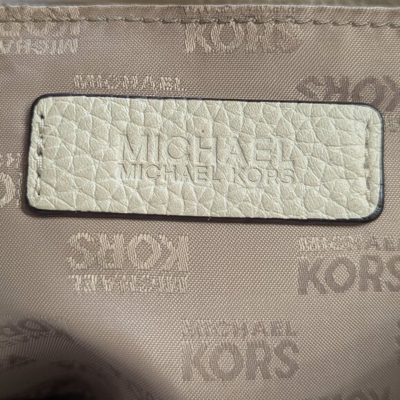 MICHAEL Michael Kors Bedford tote, cream, EUC! - Picture 3 of 8
